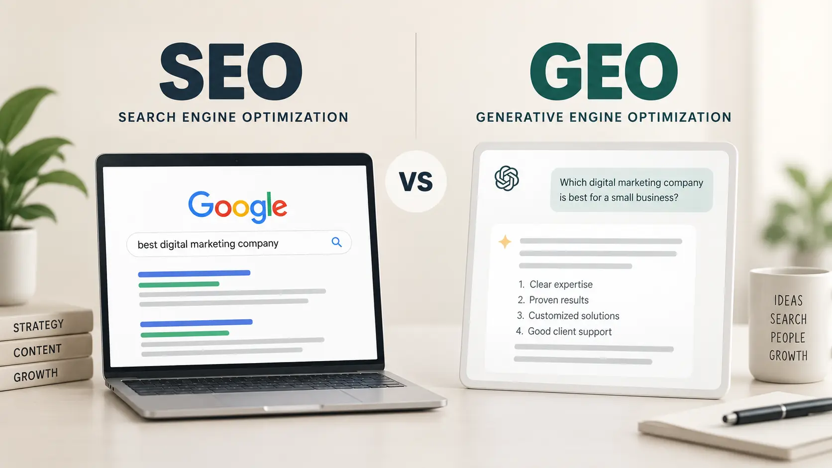 GEO vs SEO: How to Optimise Your Business for AI Search